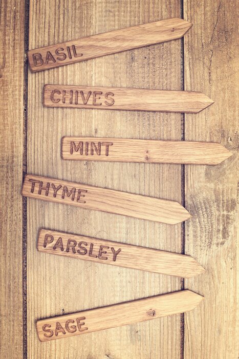 Fototapete Imitation einer Holztafel