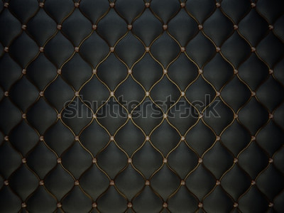 Fototapete Imitation von schwarzem gestepptem Material