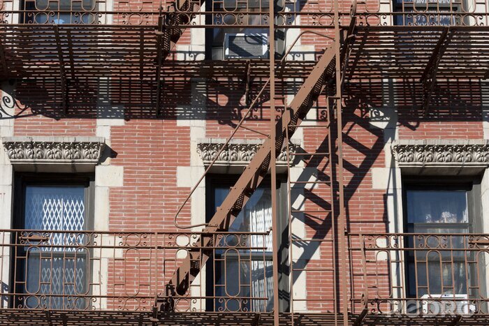 Fototapete Industrielle Architektur in New York City