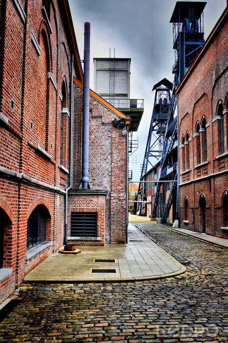 Fototapete Industrielle Backsteinarchitektur