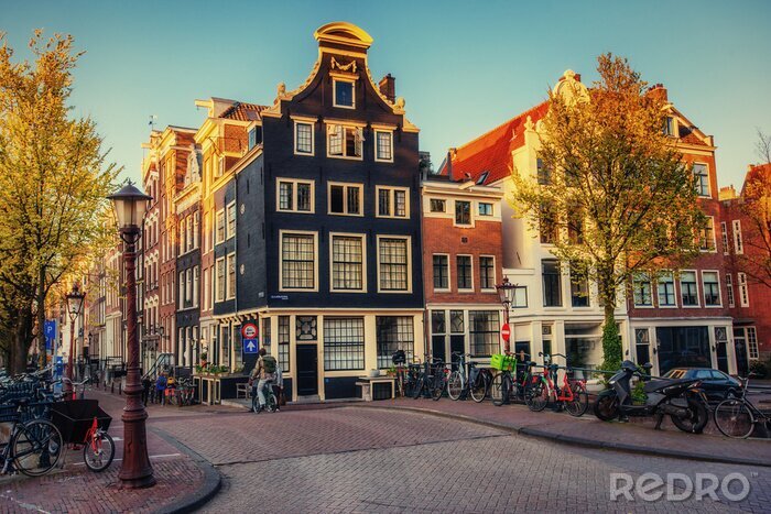 Fototapete Innenstadt in Amsterdam