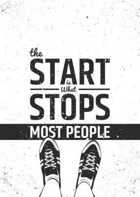 Inspirierender Spruch über den Beginn des Weges