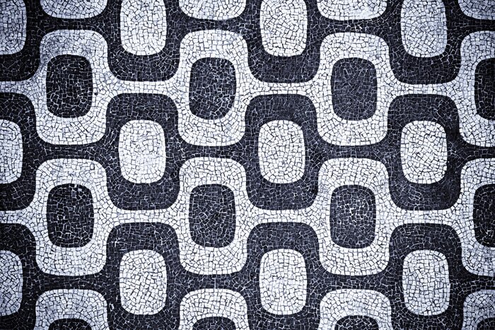 Fototapete Ipanema Mosaik