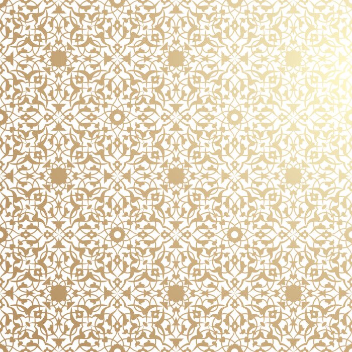 Fototapete Islamische Blumenornamente