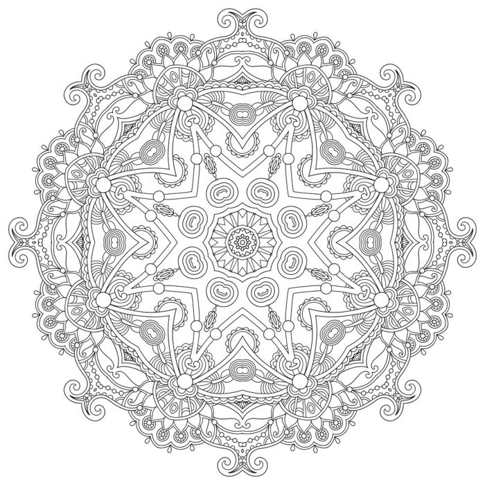 Fototapete Islamisches kreisförmiges Muster