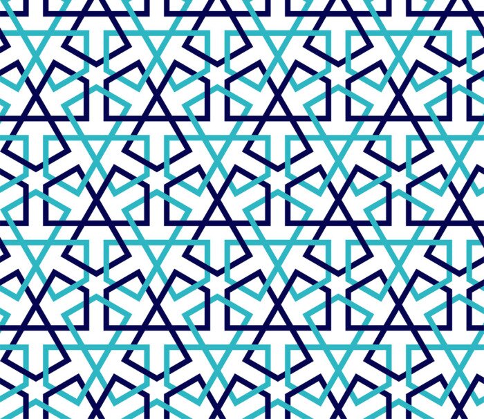 Fototapete Islamisches Motiv in der Geometrie