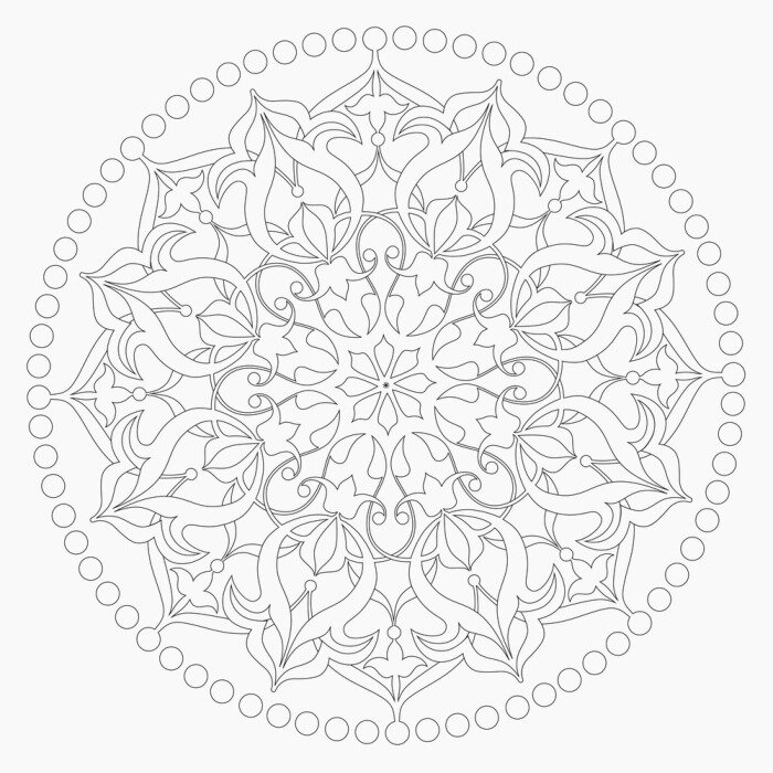 Fototapete Islamisches Motiv mit Linien