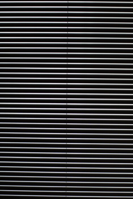 Fototapete Jalousie in Schwarz und Weiß