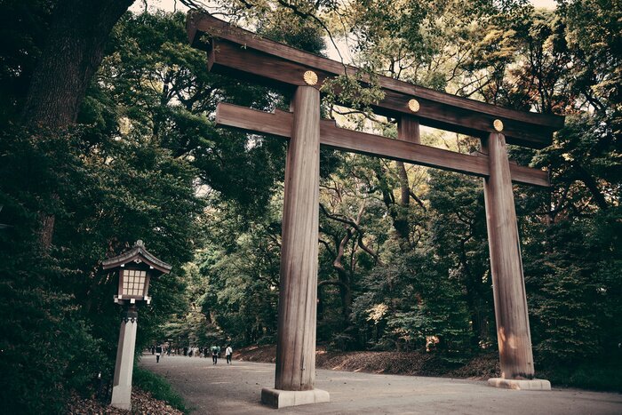 Fototapete Japan Asien Holztor