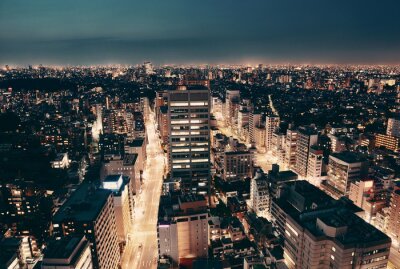 Japan Asien Tokio in der Nacht