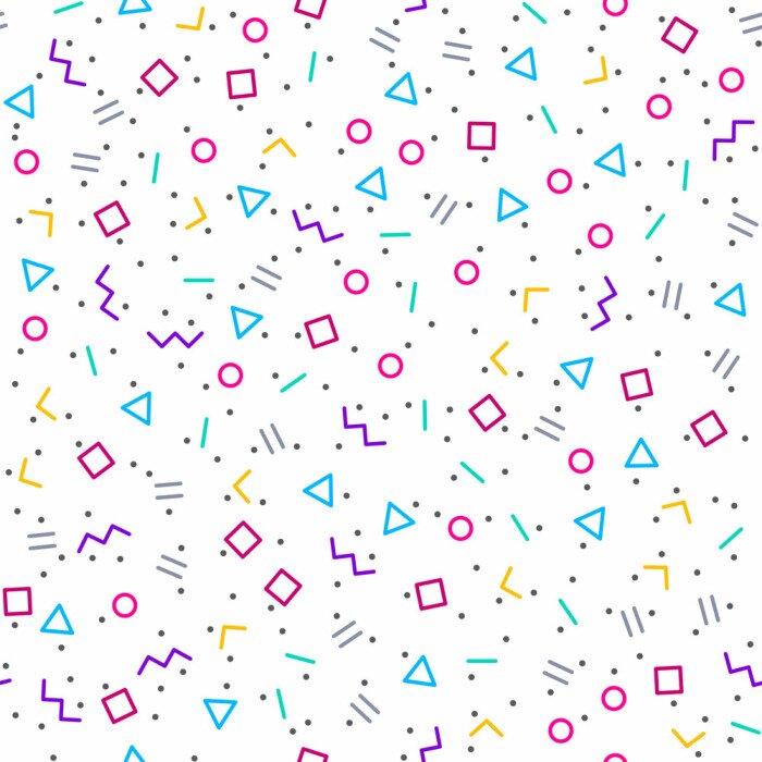 Fototapete Jugend-Zickzacke