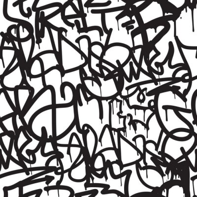 Fototapete Jugendliches Graffiti Abstraktion