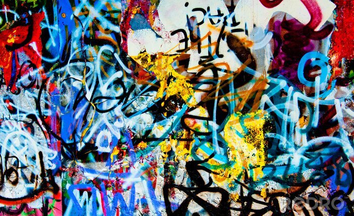 Fototapete Jugendliches Wandgraffiti