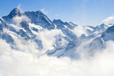 Fototapete Jungfraujoch Alpen Berglandschaft