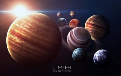Fototapete Jupiter im Sonnensystem