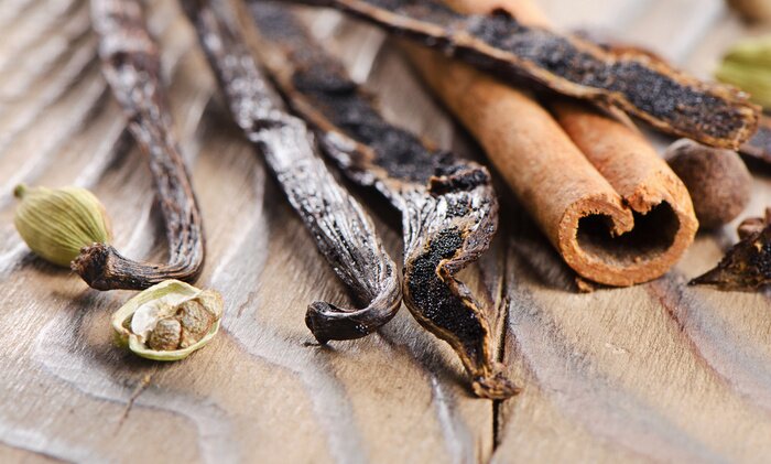 Fototapete Kaffeegewürze