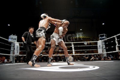 Fototapete Kampf im Boxring