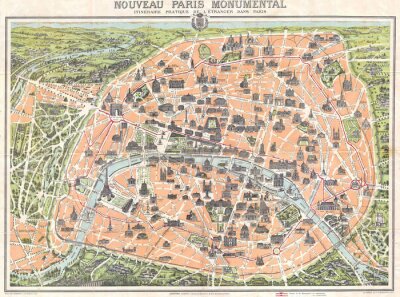 Karte von Paris