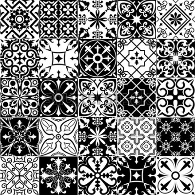 Fototapete Keramisches Mosaik Azulejos