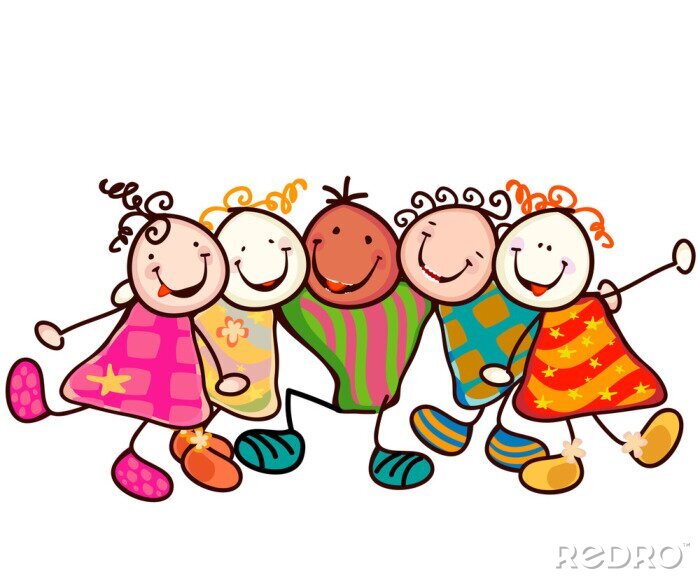 Fototapete Kinder spielen