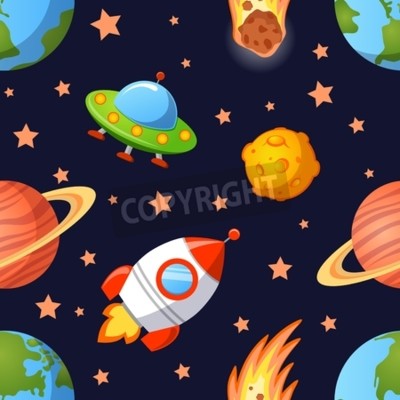 Fototapete Kindersonnensystem