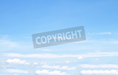 Fototapete Klarer azurblauer Himmel