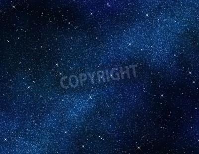 Fototapete Klarer Himmel mit Sternen