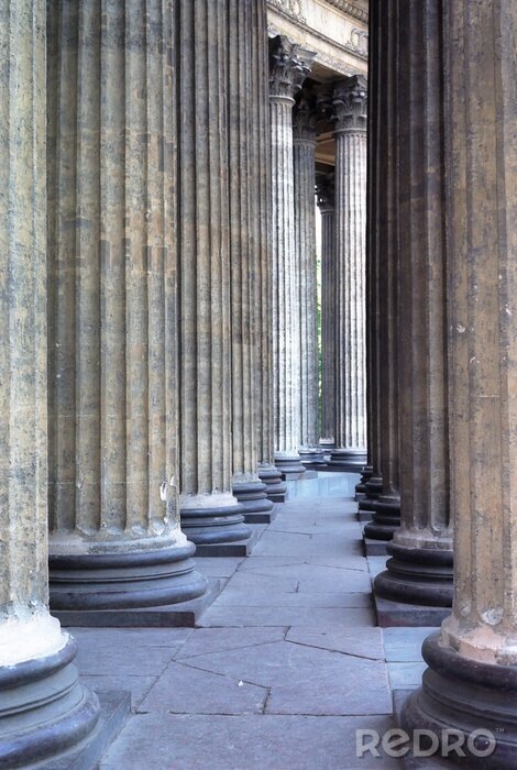 Fototapete Klassische Säulen 3D