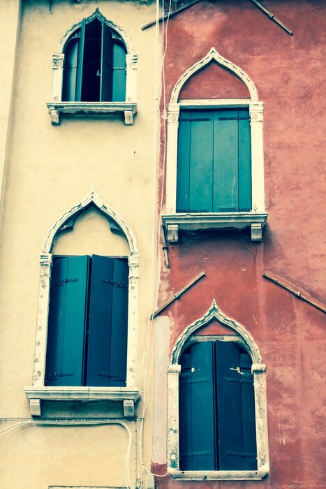 Fototapete Klassisches fenster in venedig