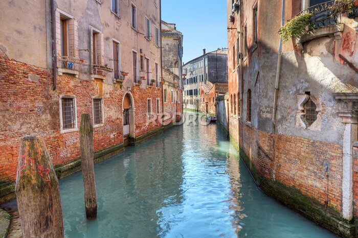 Fototapete Kleine Kanal. Venedig, Italien.