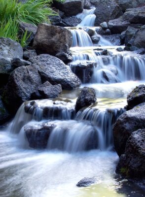 Fototapete Kleiner Wasserfall