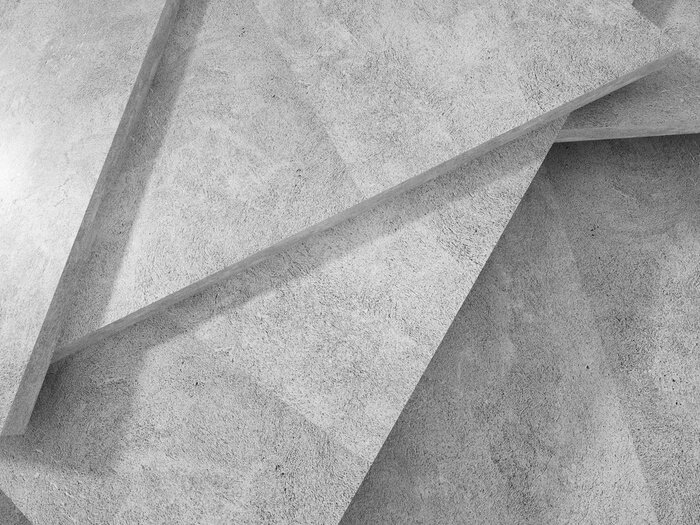 Fototapete Konkrete 3D-Formen