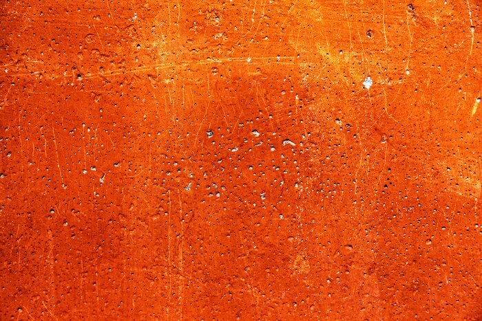 Fototapete Konkrete Textur in orangen Farben
