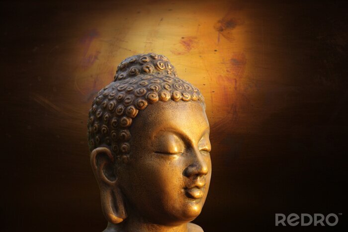 Fototapete Kopf des Buddhas