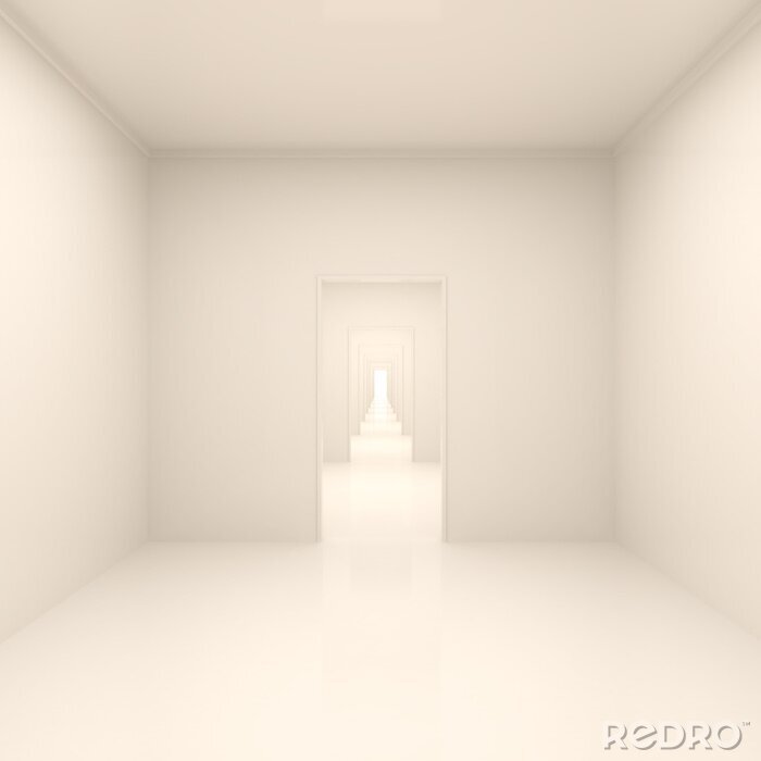 Fototapete Korridor räumlich