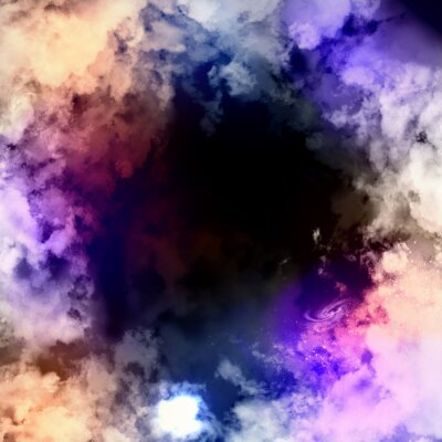 Fototapete Kosmische Wolken in Galaxie