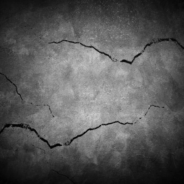 Fototapete Kratzen und Risse auf Mauer