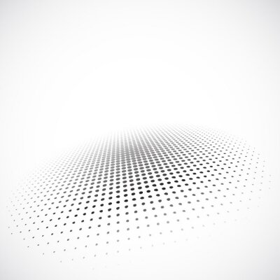 Fototapete Kreise vor grauem Hintergrund 3D