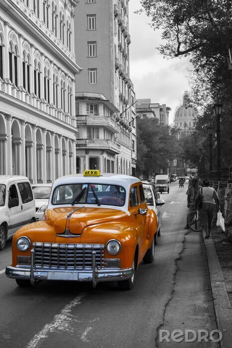 Fototapete Kubanisches Taxi