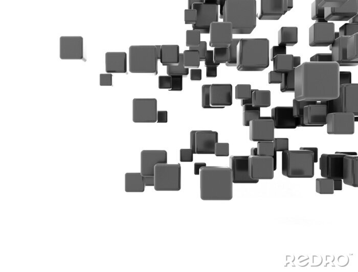 Fototapete Kuben 3D