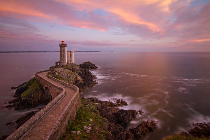 Fototapete Küste mit Leuchtturm