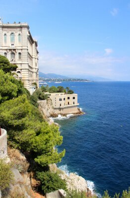 Fototapete Küste Monte Carlo und Meer