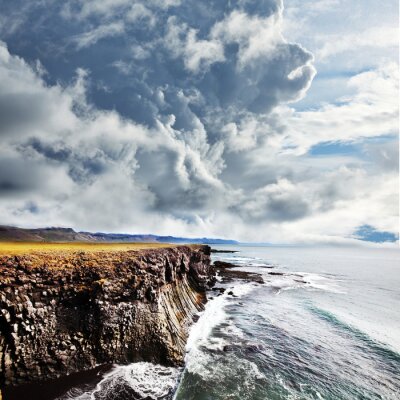 Fototapete Küste von Island