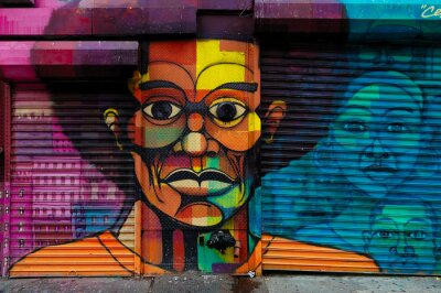 Fototapete Kunst Hip-Hop auf Straßen