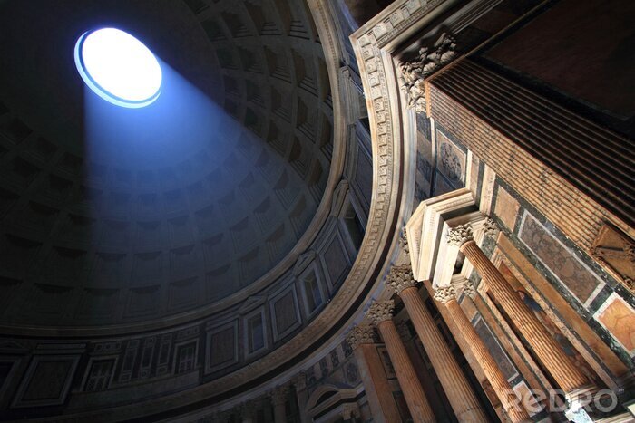 Fototapete Kuppel im Pantheon