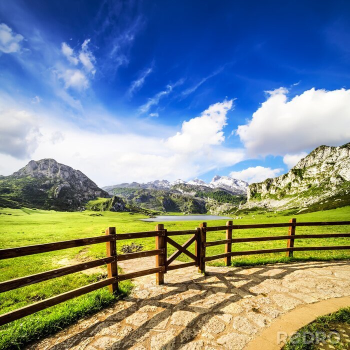 Fototapete Landschaft der spanischen Berge