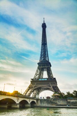 Fototapete Landschaft des Eiffelturms