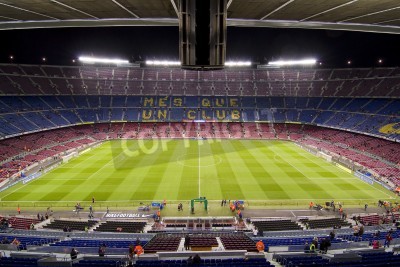 Fototapete Leeres Stadion vor dem Spiel