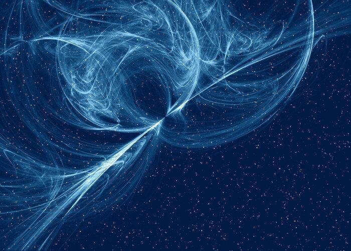 Fototapete Leuchtende Glühabstraktion