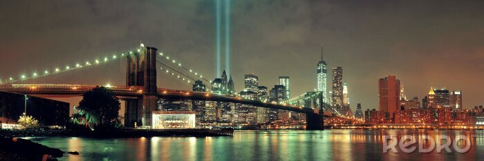 Fototapete Leuchttürme in New York City